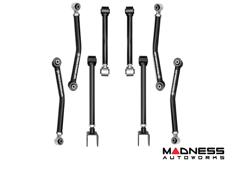 Jeep Wrangler JL Control Arms - Rock Krawler - Upper Arms 1.25" - Lower Arms 1.75" - X Factor - 2DR - 2018+